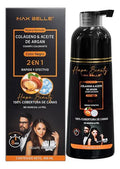 MaxBelle Color™ | Shampoo Colorante Negro para Canas
