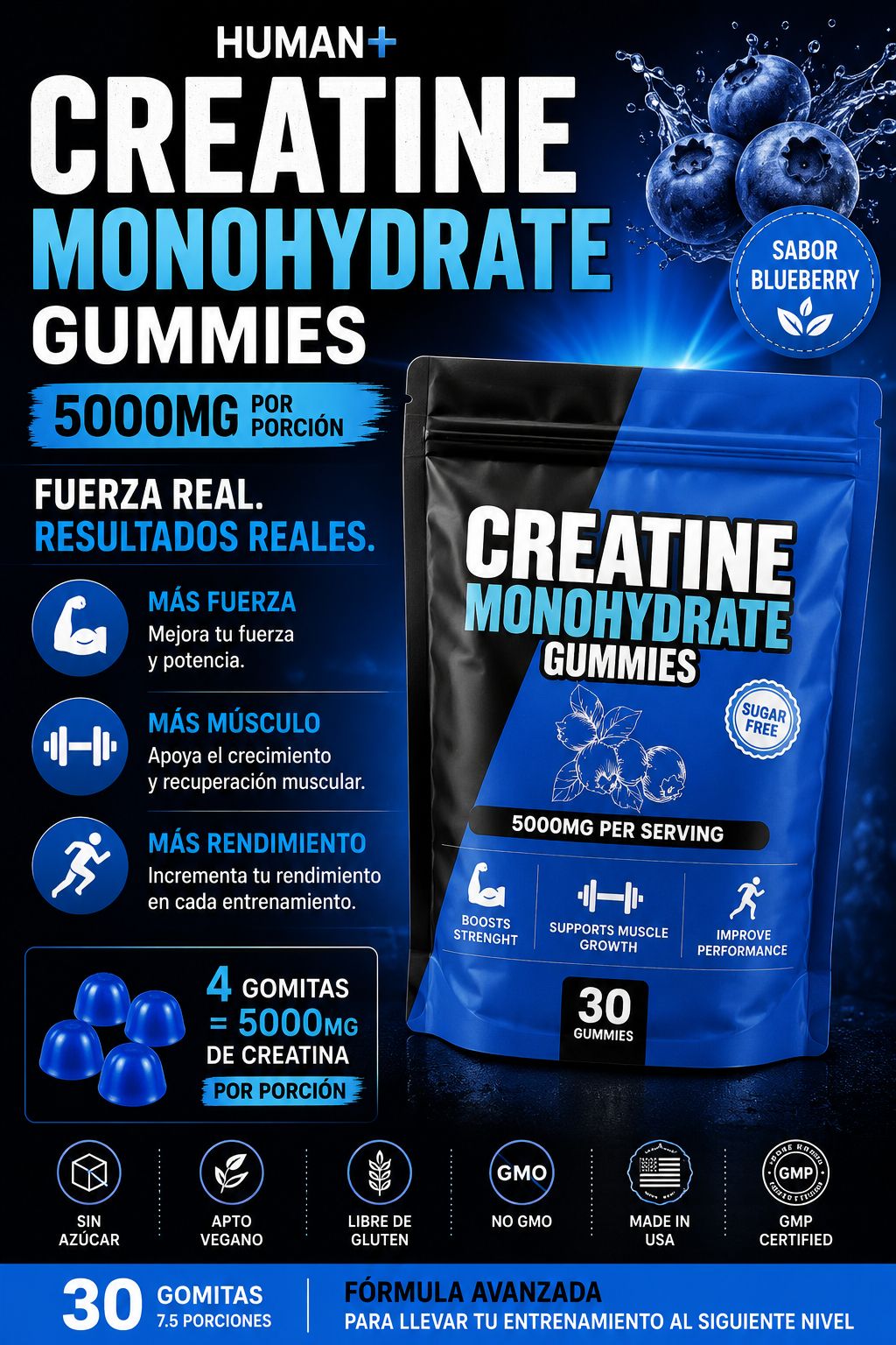 Creatine Gummies™ | Creatina Monohidratada 30 Gomitas