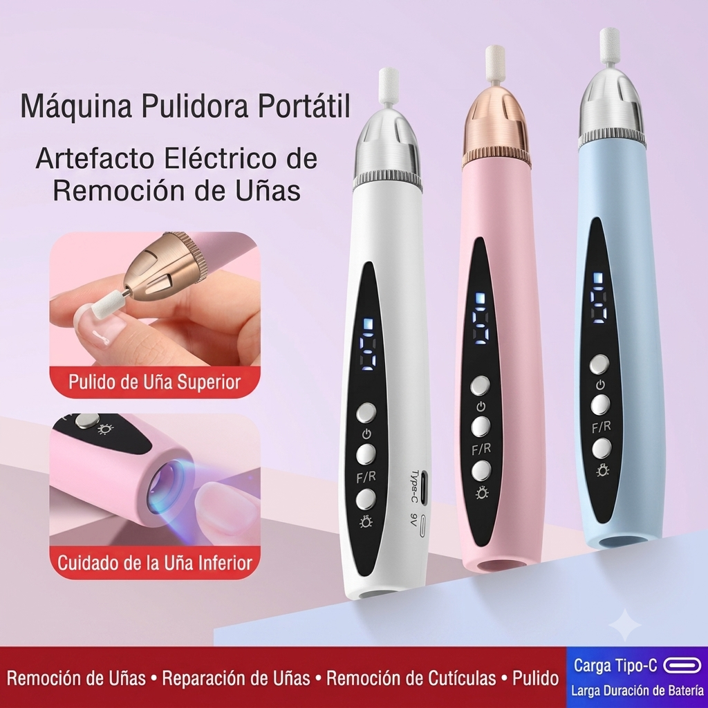 NailPro LED™ | Torno Eléctrico Profesional para Uñas