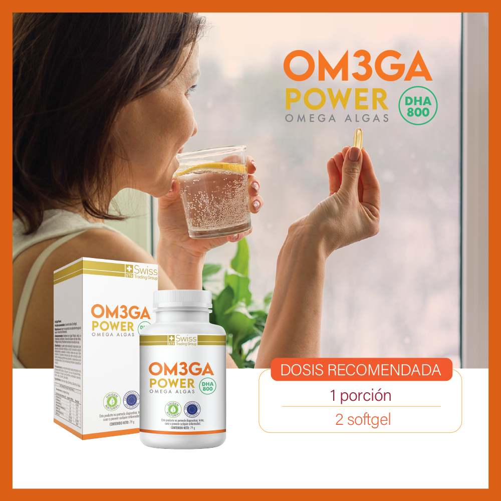 Omega Power DHA 800™ | Omega 3 Premium de Algas