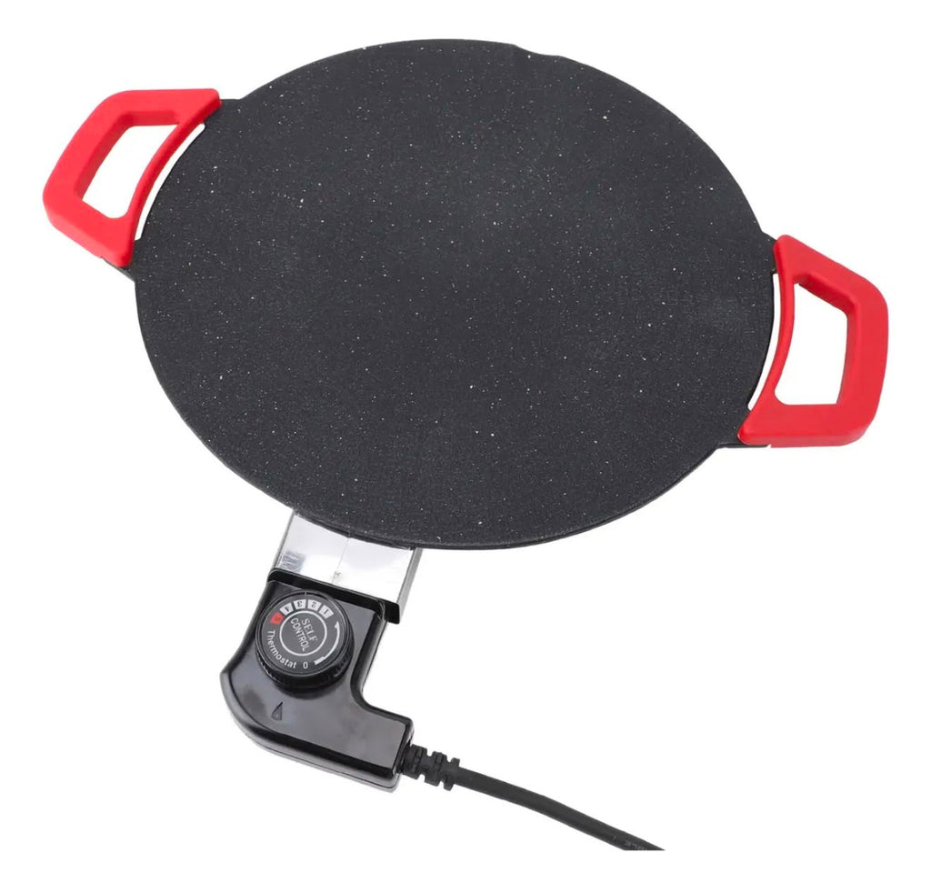 GrillMaster™ | Plancha Eléctrica Redonda 36 cm para Parrilla